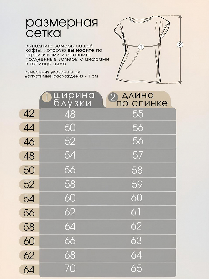 Блуза "Base"_О17/черные птички