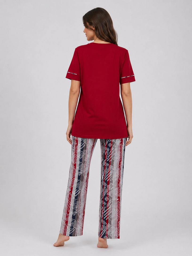 Домашний костюм "Каори", бордо